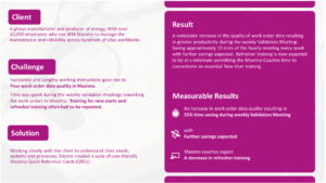 Maximo QRC Case Study 2