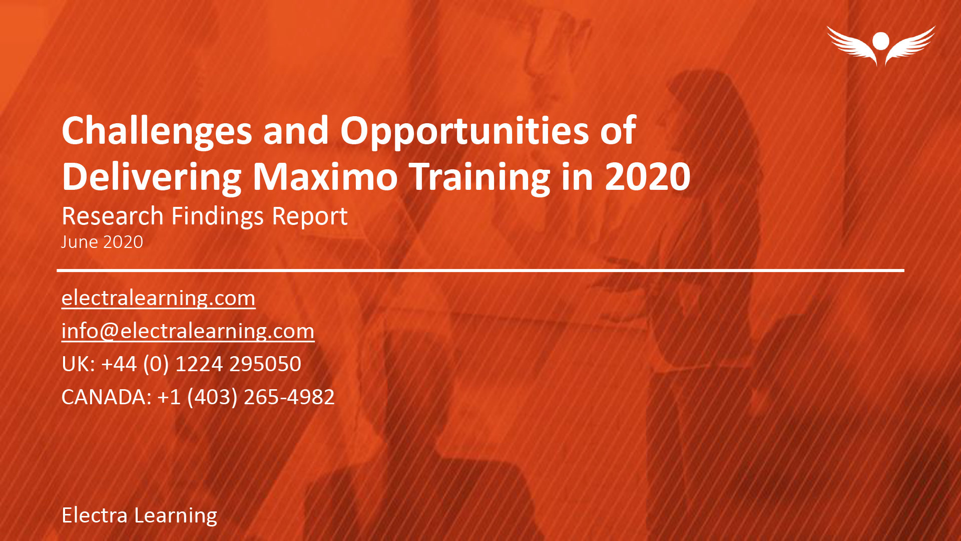 Delivering Maximo Training: Research Report