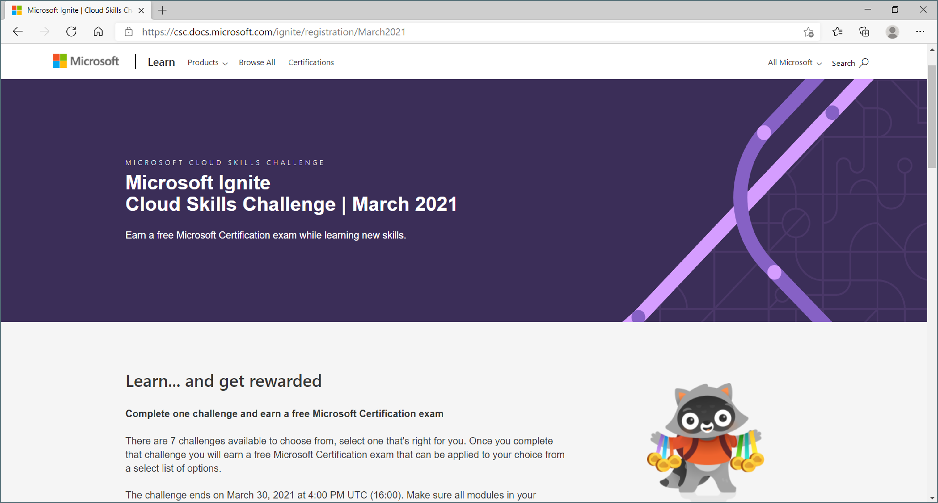 Microsoft Ignite Cloud Skills Challenge